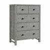 Alaterre Furniture Arden 5-Drawer Chest of Drawers, Driftwood Gray ANAN0332